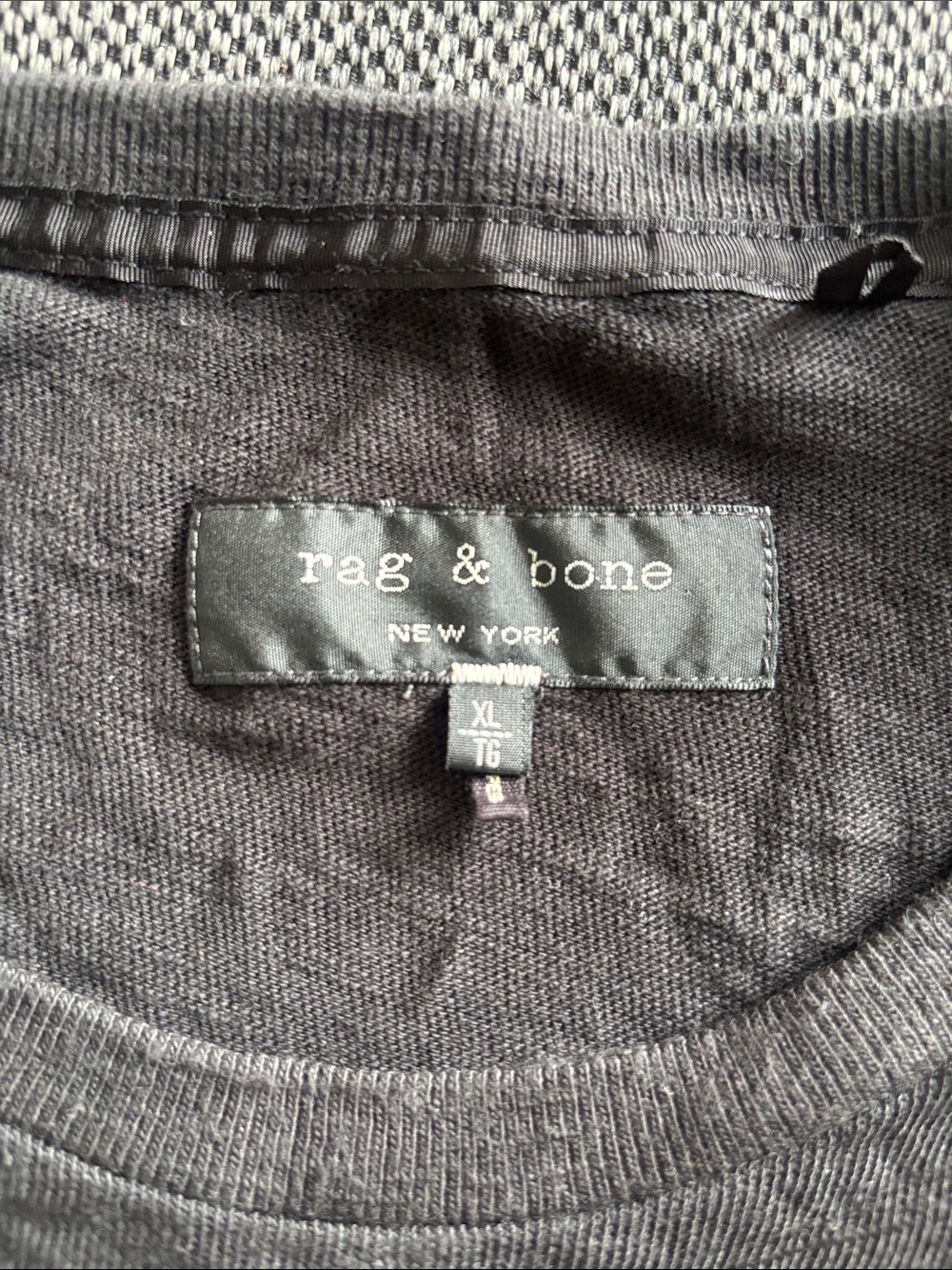 rag & bone Black Crewneck Tee - Picture 5 of 7